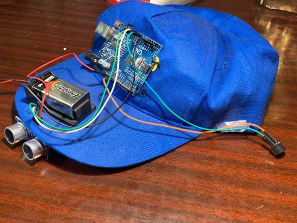 Разработка бейсболки-сонара для слабовидящих с помощью Arduino Uno