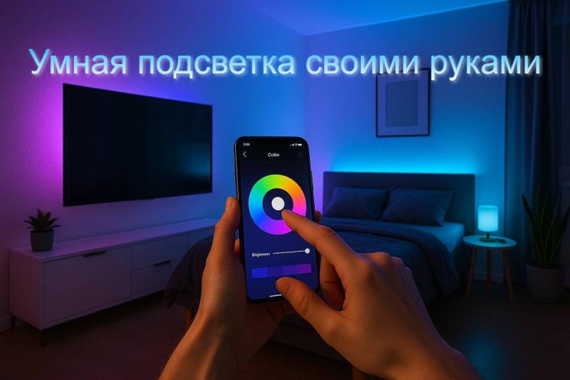 Как сделать умную подсветку дома своими руками?
