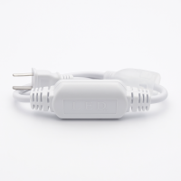 Комплект для подключения одноцветной ленты (блок питания - выпрямитель) 220v 14×7 плоские контакты