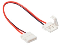 Коннектор с проводом для светодиодной ленты с защелками (лента-провод-лента)