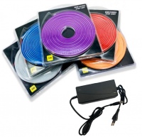 Набор неоновой подсветки 5 метров с блоком питания