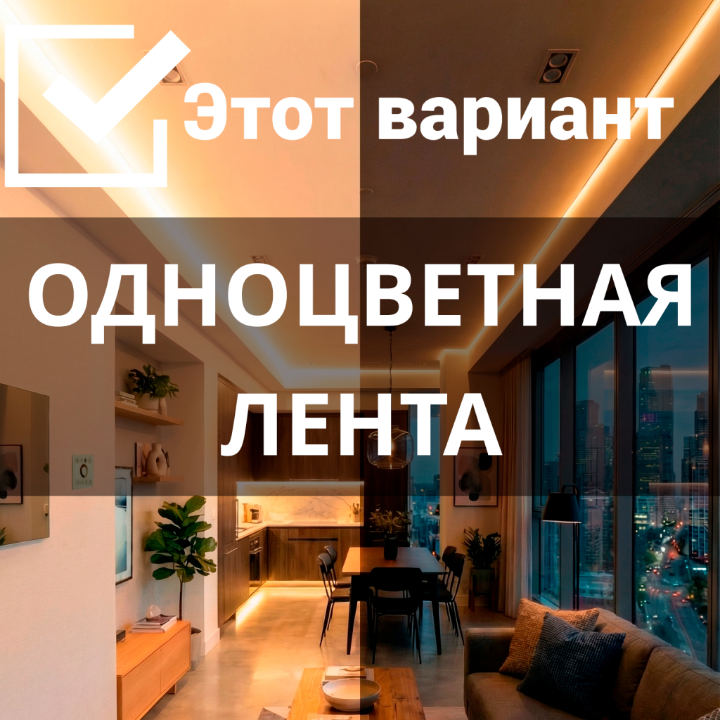 Одноцветная лента