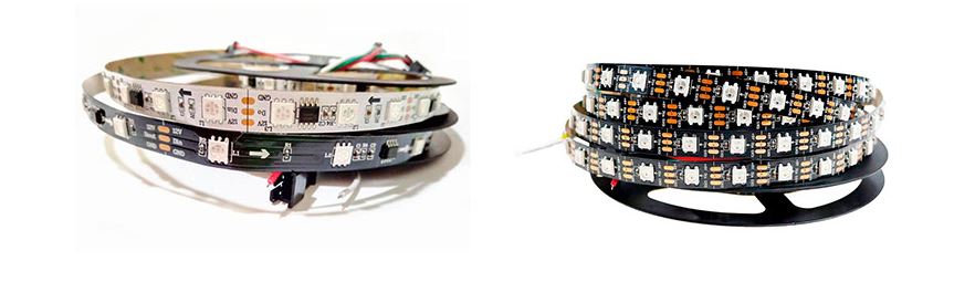Адресные ленты WS2811 и WS2812B
